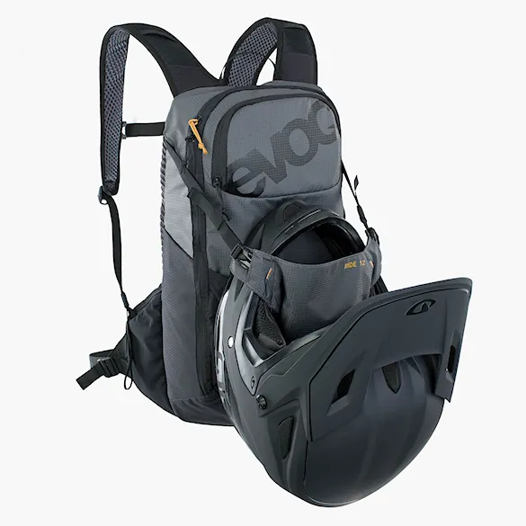 Bike Backpack EVOC Ride 12 + Hydration Bladder 2 carbon grey - 6