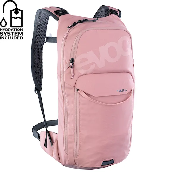 Bike batoh EVOC Stage 6 + Hydration Bladder 2 dusty pink - 1