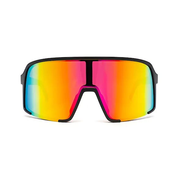 Bike Eyewear Horsefeathers Magnum matt black | mirror red - 3