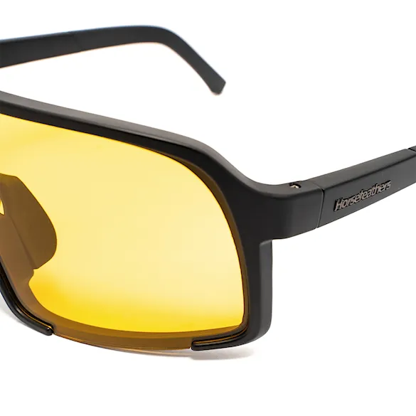Okulary rowerowe Horsefeathers Magnum Photochromic matt black| yellow - 2