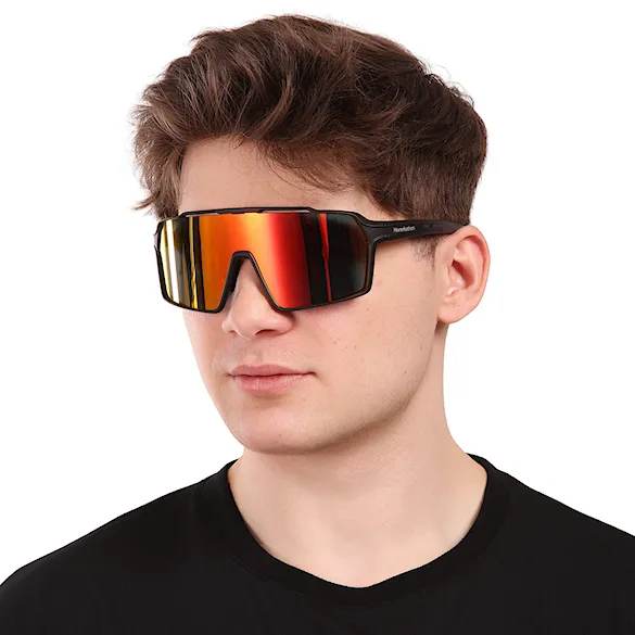 Okulary rowerowe Horsefeathers Neutron matt black | mirror red 2026 - 5