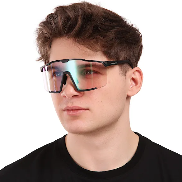 Okulary rowerowe Horsefeathers Proton Photochromic matt black | mirror green 2026 - 5