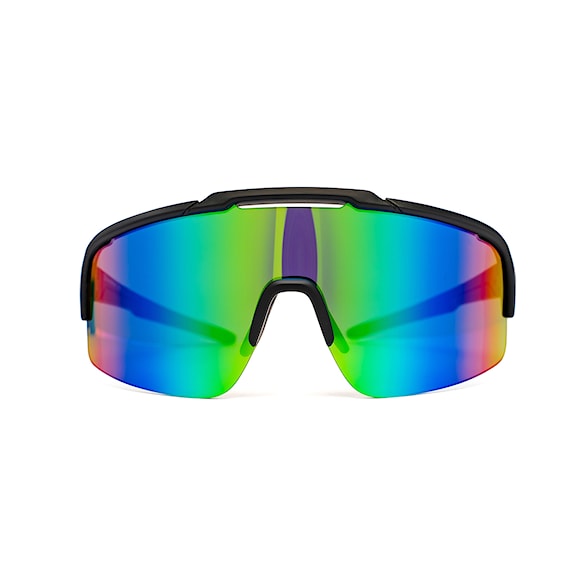 Bike okuliare Horsefeathers Recoil matt black | mirror green - 4