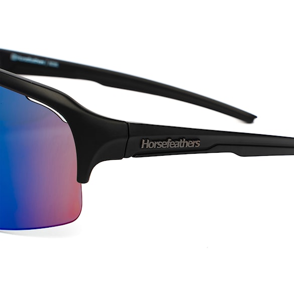 Bike okuliare Horsefeathers Recoil matt black | mirror green - 5