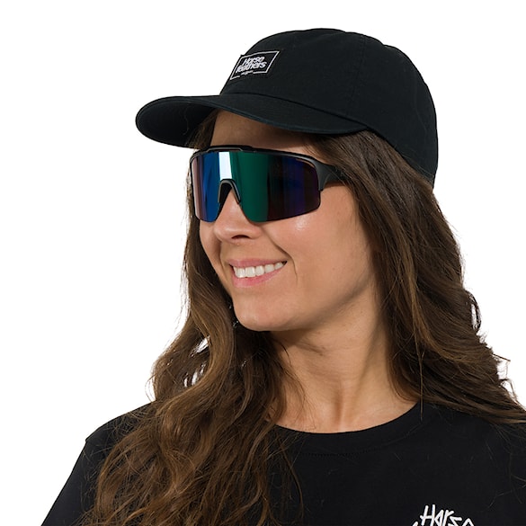 Bike okuliare Horsefeathers Recoil matt black | mirror green - 3