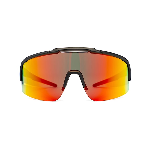 Bike Eyewear Horsefeathers Recoil matt black | mirror red - 4