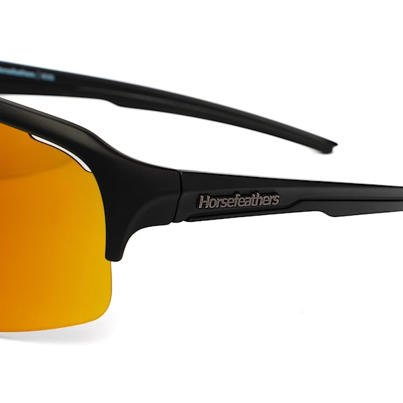 Bike Eyewear Horsefeathers Recoil matt black | mirror red - 5
