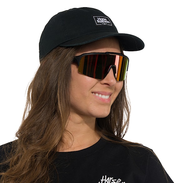 Bike Eyewear Horsefeathers Recoil matt black | mirror red - 7