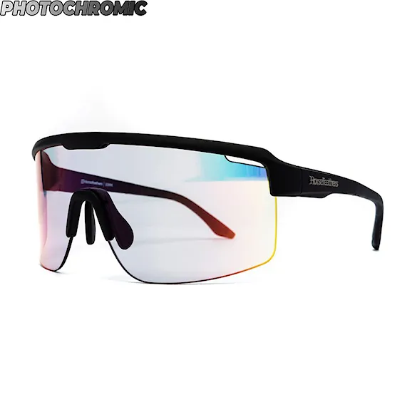 Bike brýle Horsefeathers Scorpio Photochromic matt black | mirror red - 1
