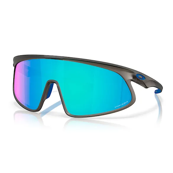 Okulary rowerowe Oakley RSLV matte grey smoke | prizm sapphire - 1