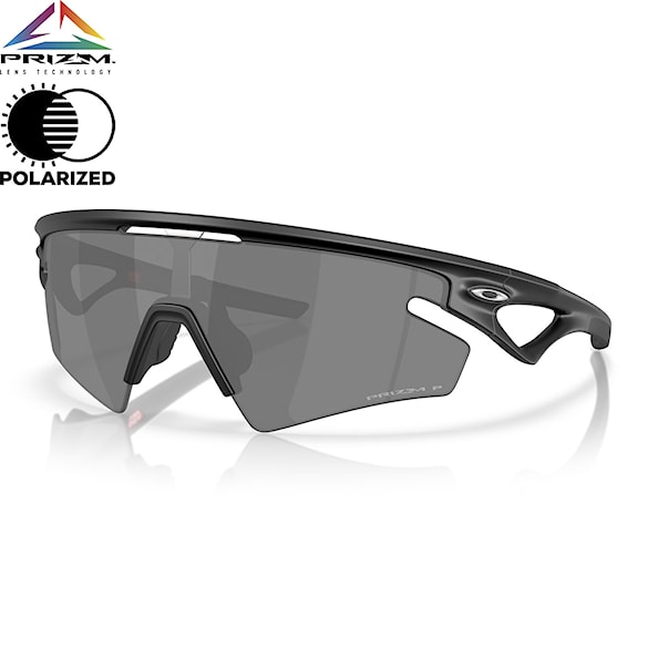 Okulary rowerowe Oakley Sphaera Slash matte black | prizm black polarized - 1