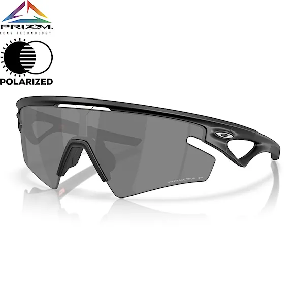 Okulary rowerowe Oakley Sphaera Slash matte black | prizm black polarized - 1