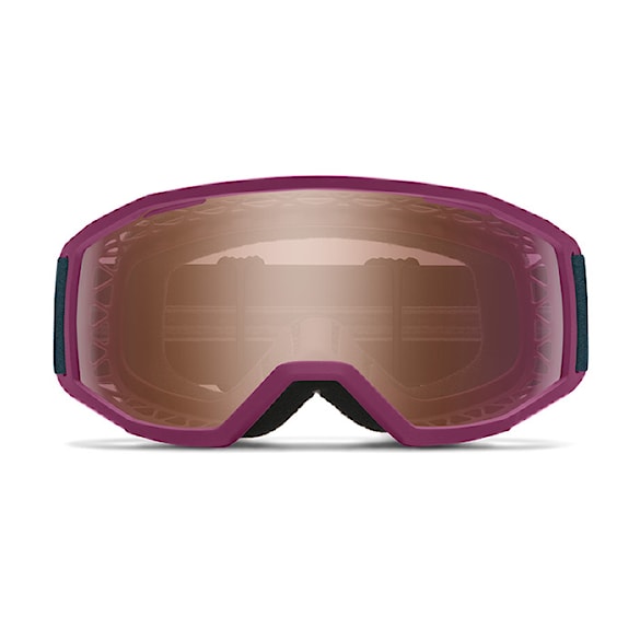 Okulary rowerowe Smith Loam S MTB huckleberry | contrast rose flash+clear 2025 - 3