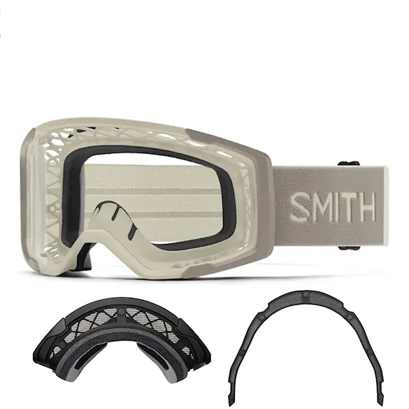 Okulary rowerowe Smith Rhythm MTB + Dirt Screen chalk | clear 2026 - 1
