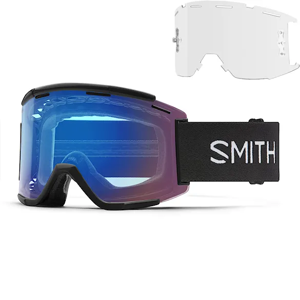 Okulary rowerowe Smith Squad MTB XL black | chromapop contrast rose flash+clear 2026 - 1