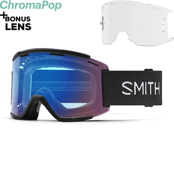 Okulary rowerowe Smith Squad MTB XL black | chromapop contrast rose flash+clear 2026 - 1