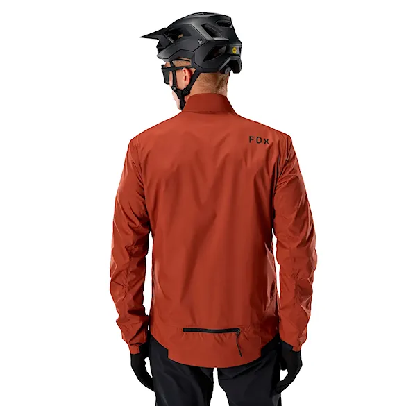 Bike kurtka Fox Ranger Wind Jacket amber scarlet 2026 - 2