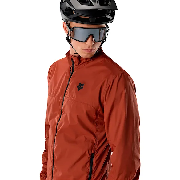 Bike kurtka Fox Ranger Wind Jacket amber scarlet 2026 - 5