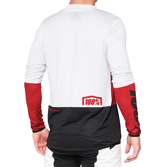 Bike dres 100% R-Core X Jersey cherry/black 2021 - 2