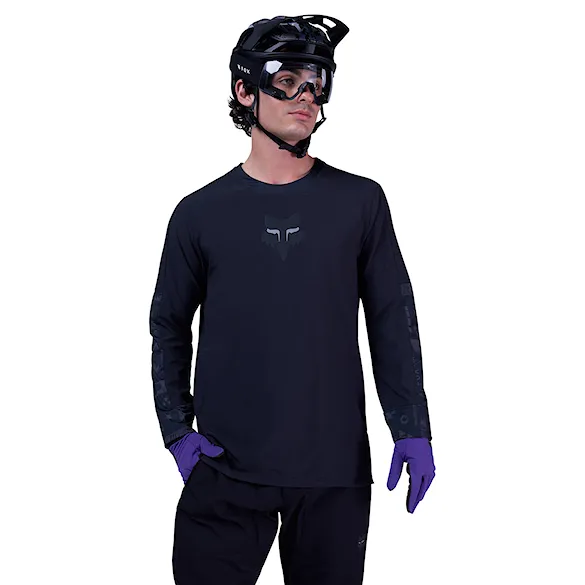 Bike dres Fox Defend Thermal Jersey Lunar SE black 2025 - 1