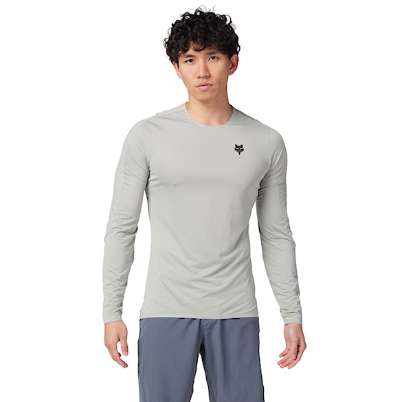 Bike koszulka Fox Flexair Ascent LS Jersey grey vintage 2024 - 1