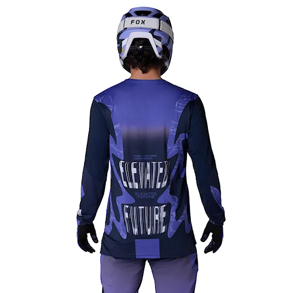 Bike Jersey Fox Flexair LS Jersey Diffuse SE blueberry 2026 - 2