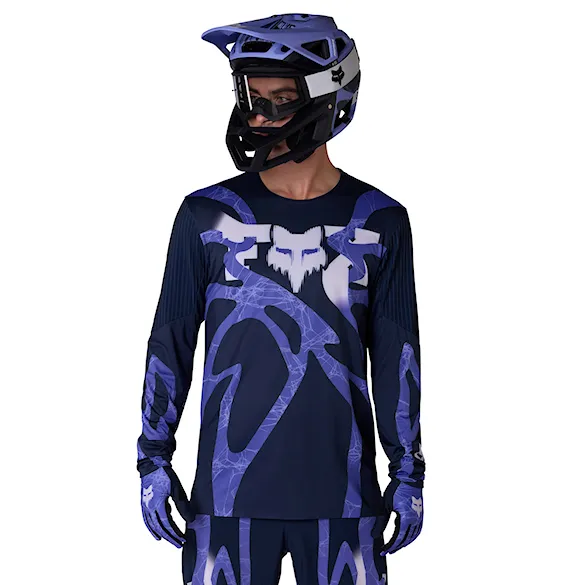 Bike Jersey Fox Flexair LS Jersey Diffuse SE blueberry 2026 - 1