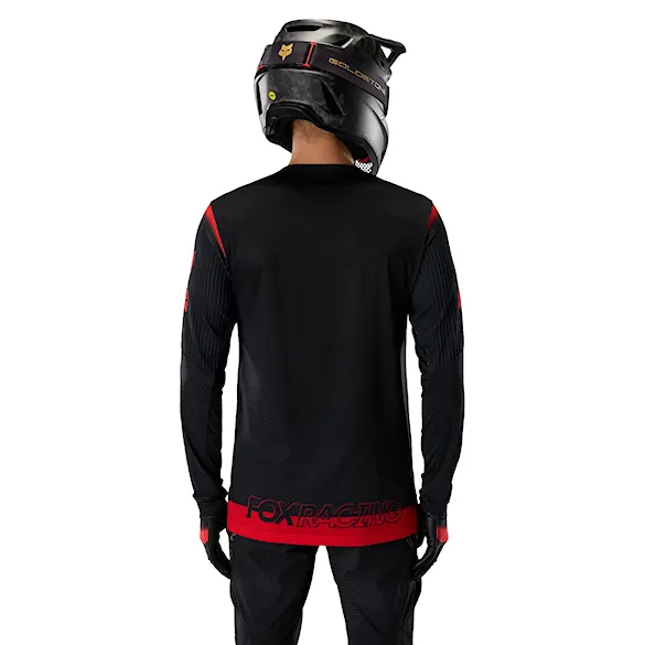 Bike dres Fox Flexair Ls Jersey Goldstone Se black 2026 - 2