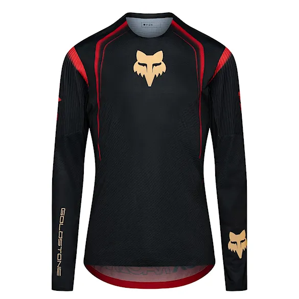 Bike dres Fox Flexair Ls Jersey Goldstone Se black 2026 - 4