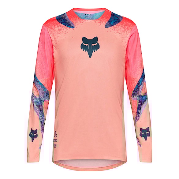 Bike Jersey Fox Flexair LS Jersey Vision LE peach 2026 - 1
