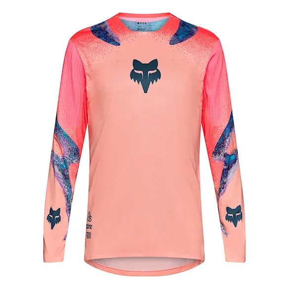 Bike Jersey Fox Flexair LS Jersey Vision LE peach 2026 - 1
