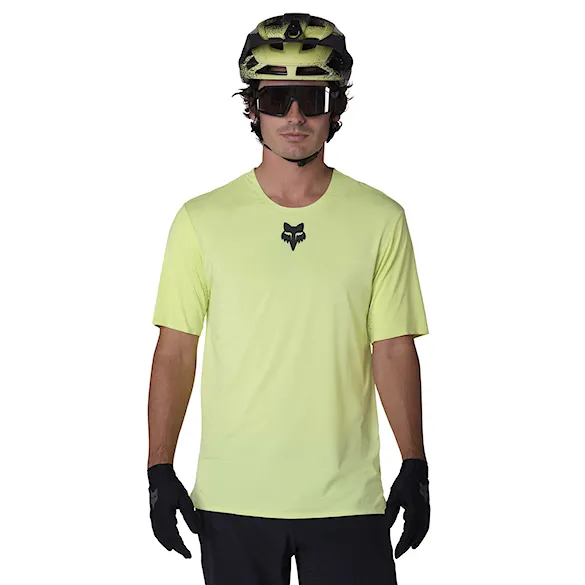 Bike koszulka Fox Flexair SS Jersey lime 2026 - 1