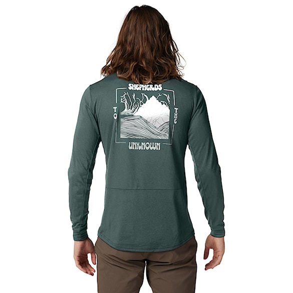 Bike dres Fox Ranger Drirelease LS Jersey Shepherds hunter green 2024 - 1