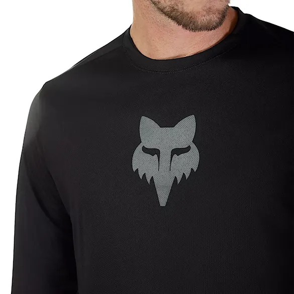 Bike koszulka Fox Ranger LS Jersey Fox Head black 2026 - 6