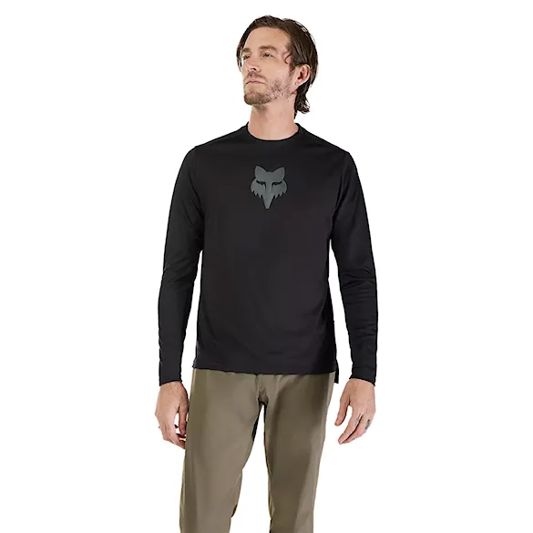Bike koszulka Fox Ranger LS Jersey Fox Head black 2026 - 1