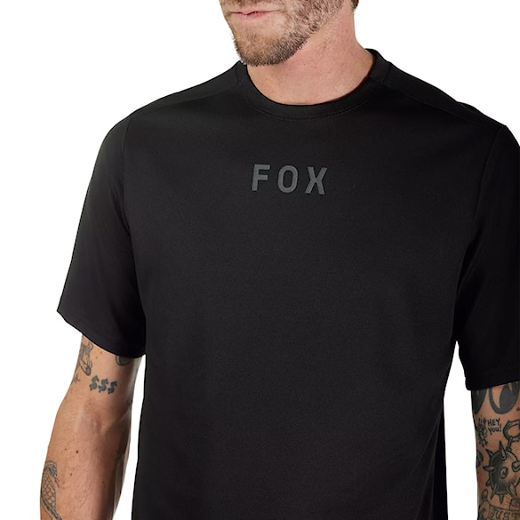 Bike dres Fox Ranger SS Jersey Wordmark black 2026 - 5
