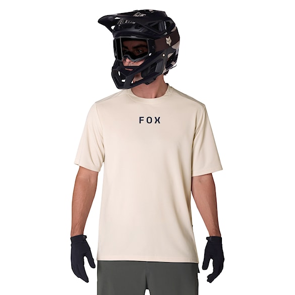 Bike dres Fox Ranger SS Jersey Wordmark chalk 2026 - 1
