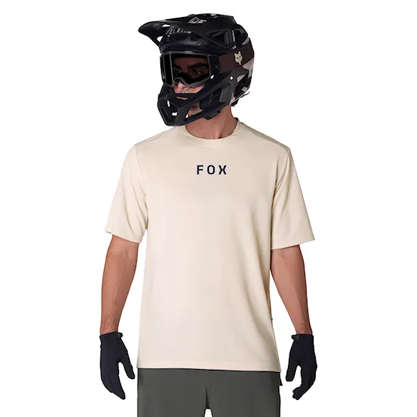 Bike Jersey Fox Ranger SS Jersey Wordmark chalk 2026 - 1
