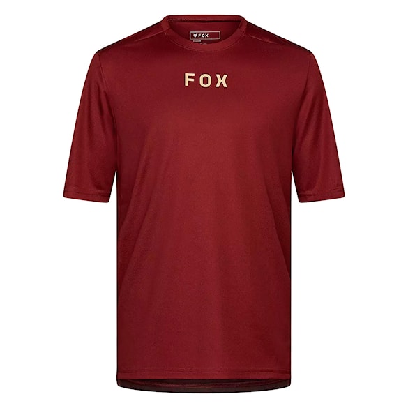 Bike dres Fox Ranger SS Jersey Wordmark rust 2025 - 3