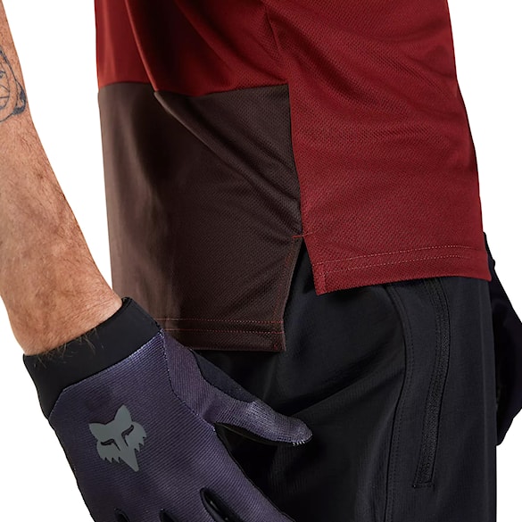 Bike dres Fox Ranger SS Jersey Wordmark rust 2025 - 5