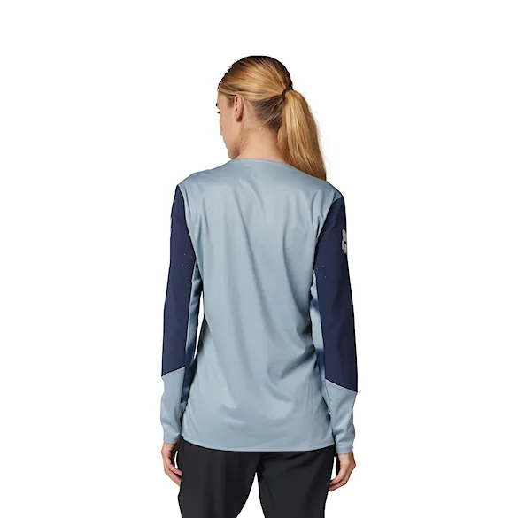 Bike dres Fox Wms Defend LS Jersey Taunt gunmetal 2024 - 2