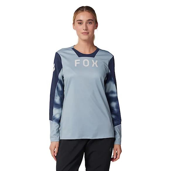 Bike dres Fox Wms Defend LS Jersey Taunt gunmetal 2024 - 1