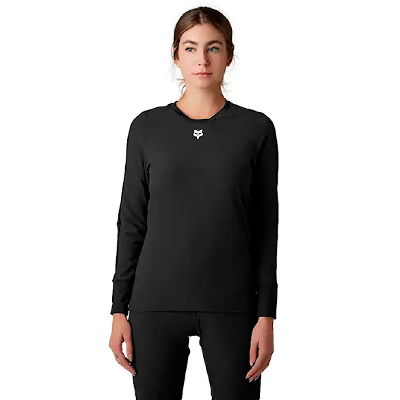 Bike koszulka Fox Wms Defend Thermal Jersey black 2026 - 1