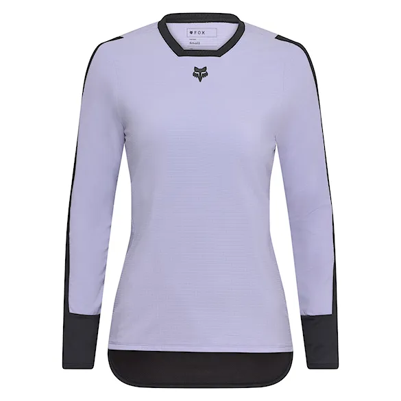 Bike dres Fox Wms Defend Thermal Jersey lilac 2025 - 3