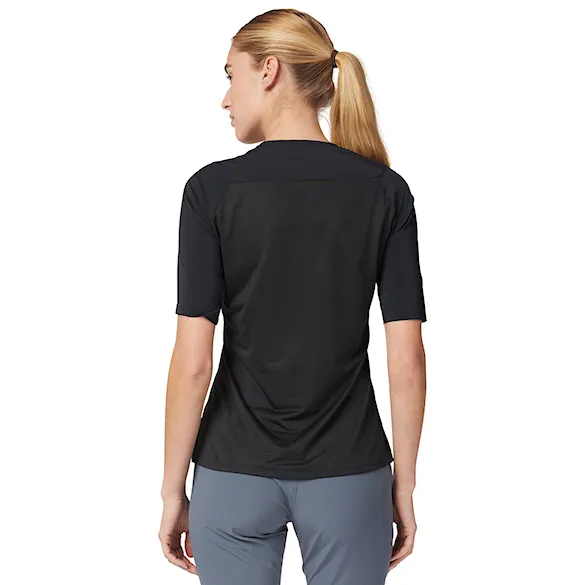 Bike Jersey Fox Wms Flexair Ascent SS Jersey black 2024 - 2