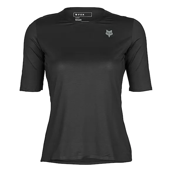 Bike Jersey Fox Wms Flexair Ascent SS Jersey black 2024 - 3