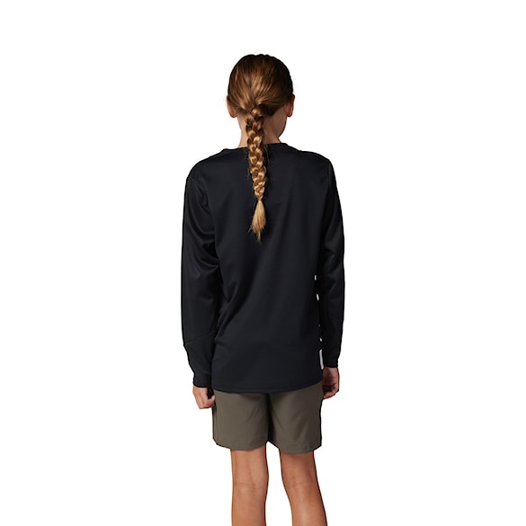 Bike dres Fox Youth Defend LS Jersey black 2026 - 2