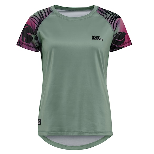 Bike koszulka Horsefeathers Deco iceberg green/hawaii 2026 - 1