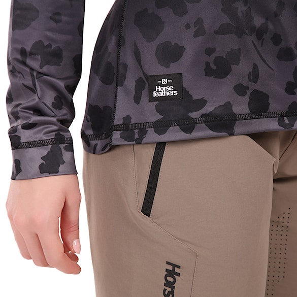 Bike Jersey Horsefeathers Deco LS black/cheetah 2026 - 4