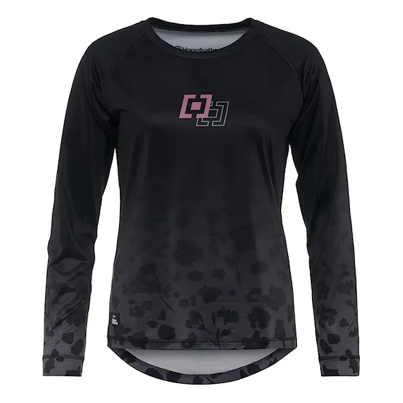Bike koszulka Horsefeathers Deco LS black/cheetah 2026 - 1